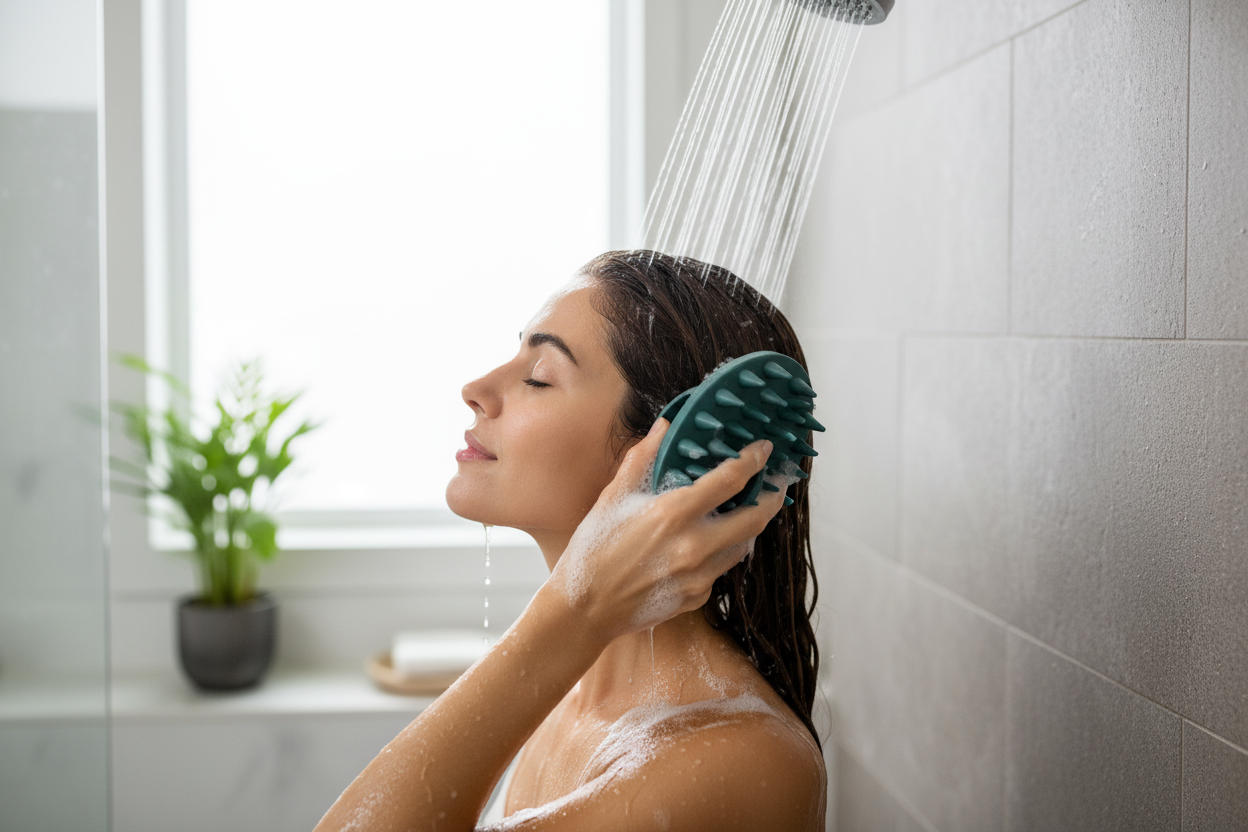 Uso en cabello mojado con champú